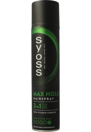 Syoss Hairspray max hold 300 Milliliter