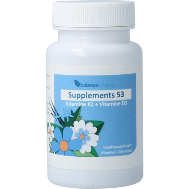 Supplements Vitamine K2 + Vitamine D3 (60 Softgels)