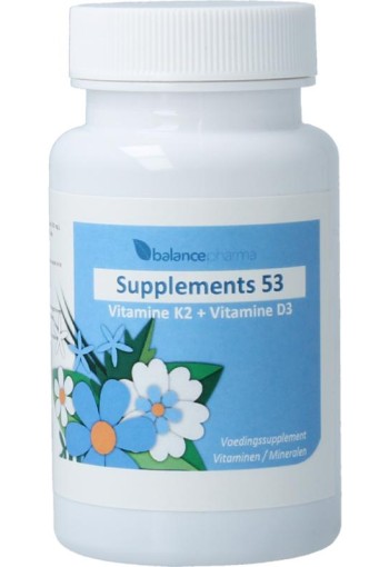 Supplements Vitamine K2 + Vitamine D3 (60 Softgels)