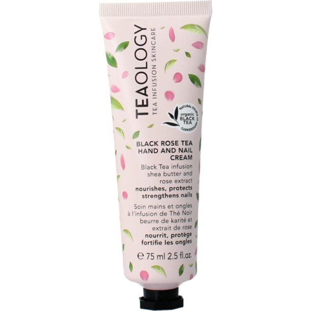 Teaology Black rose tea hand & nail cream (75 Milliliter)