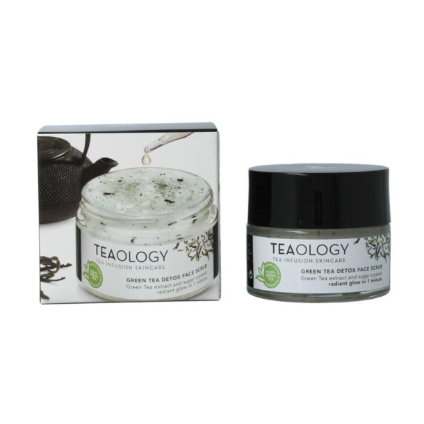 Teaology Green tea detox face scrub (50 Milliliter)