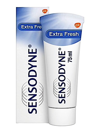 Sensodyne Extra Fresh Tandpasta  gel75 ml  3 stuks voor € 10,00