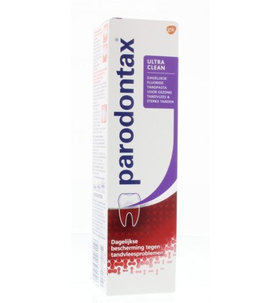 Parodontax Tandpasta Ultra Clean 75ml  3 stuks voor € 10,00