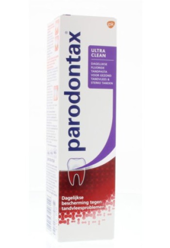 Parodontax Tandpasta Ultra Clean 75ml  3 stuks voor € 10,00