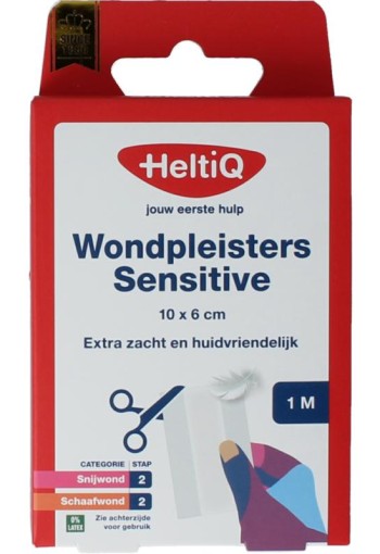 Heltiq Wondpleister sensitive 1mx6cm (1 Stuks)