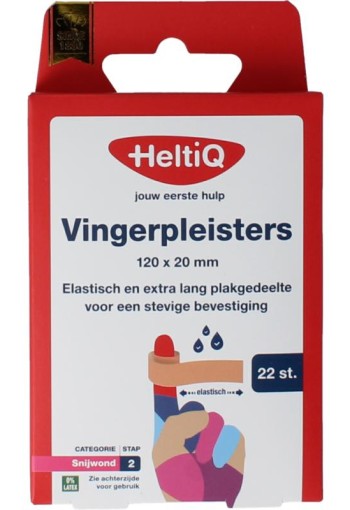 Heltiq Vingerpleisters 120x20mm (25 Stuks)