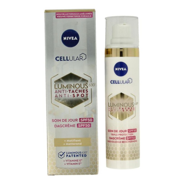 Nivea Cellular luminous anti-pigment fluid cream SPF50 40 Milliliter
