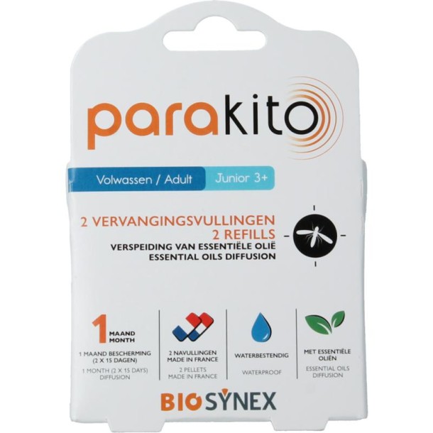 Parakito Anti mug armband navullingen (2 Stuks)