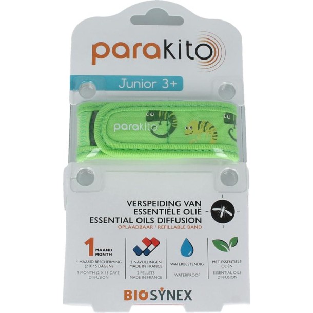 Parakito Anti mug armband junior kameleon (1 Stuks)