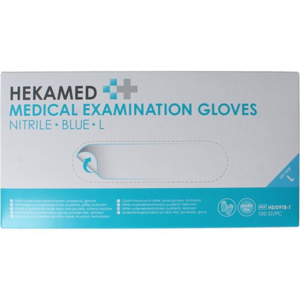 Heka Handschoenen soft nitrile L (100 Stuks)
