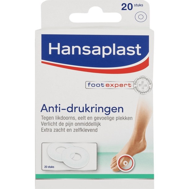 Hansaplast Foot Expert Anti-Drukringen 20 stuks