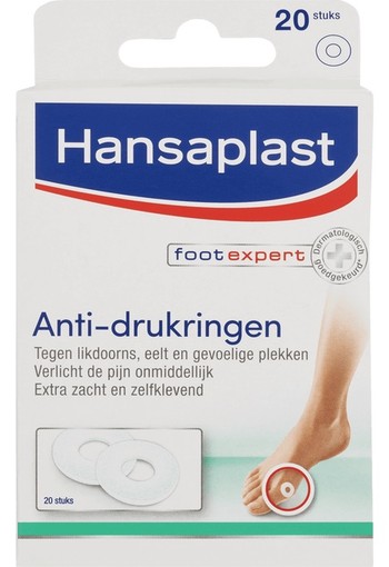 Hansaplast Foot Expert Anti-Drukringen 20 stuks