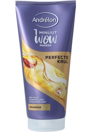 Andrelon Masker 1 minuut wow perfecte krul (180 Milliliter)