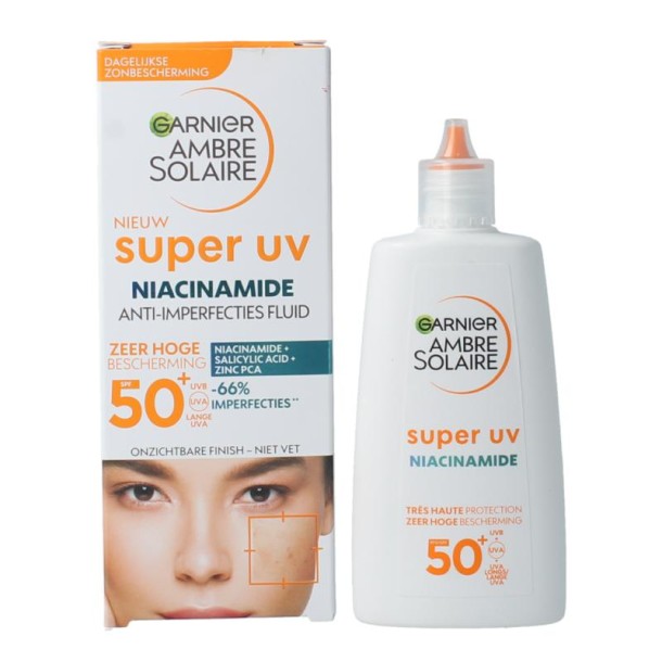 Ambre Solaire Fluid niacinamide super UV SPF50+ (40 Milliliter)