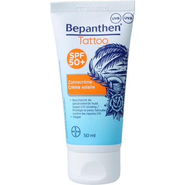 Bepanthen Tattoo zonnecreme (50 Milliliter)