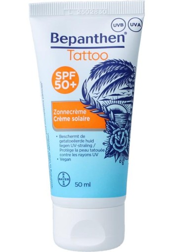 Bepanthen Tattoo zonnecreme (50 Milliliter)
