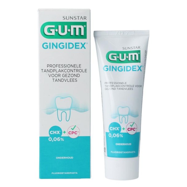 GUM Gingidex tandpasta tube (75 Milliliter)
