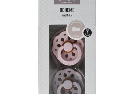 Bibs Fopspeen maat 1 blossom lila (2 Stuks)