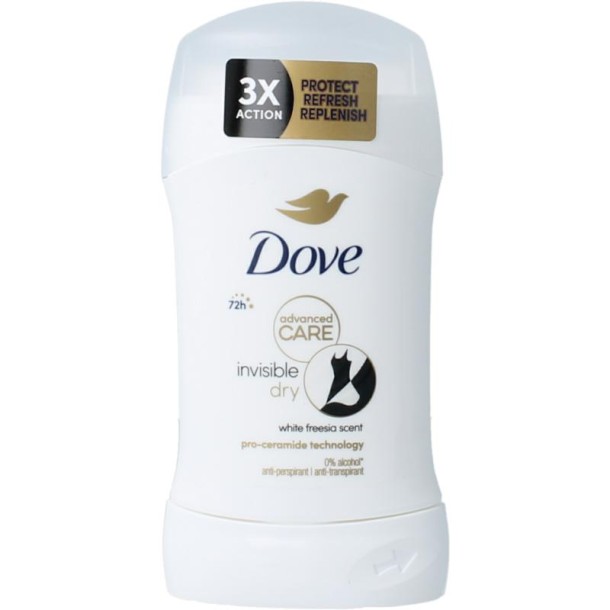 Dove Deodorant stick invisible dry (40 Milliliter)