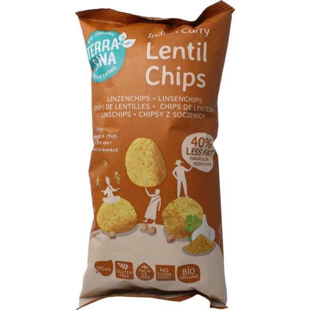 Terrasana Linzenchips Indian curry bio (75 Gram)