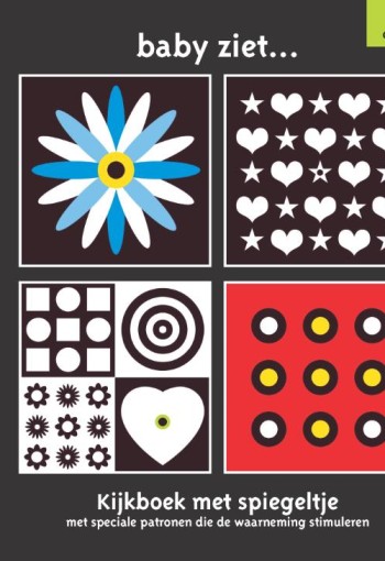Kartonboek: Baby ziet: Kijkboek met spiegeltje. 0-6 mnd. 