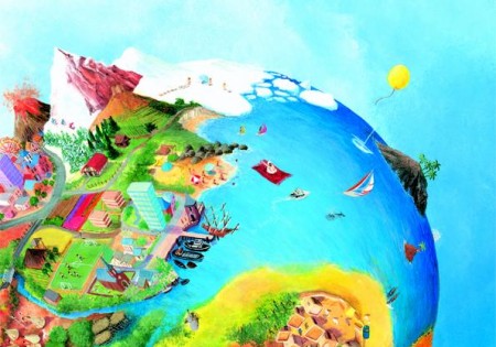 Kartonboek: De gele ballon. 3+