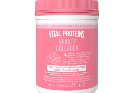 Vital Proteins Collageen beauty aardbei/citroen 271 Gram
