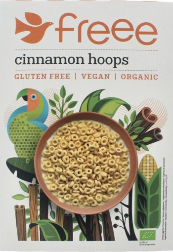Doves Farm Glutenfree cinnamon hoops bio (300 Gram)