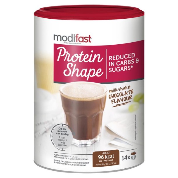 Modifast Proteine shape milkshake chocolate (420 Gram)