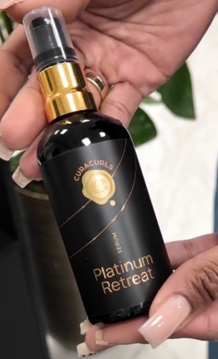 CuraCurls Serum Platinum Retreat