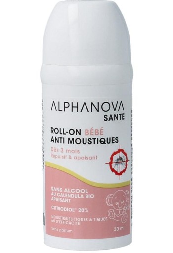 Alphanova Baby Baby roll-on anti muggen bio (30 Milliliter)