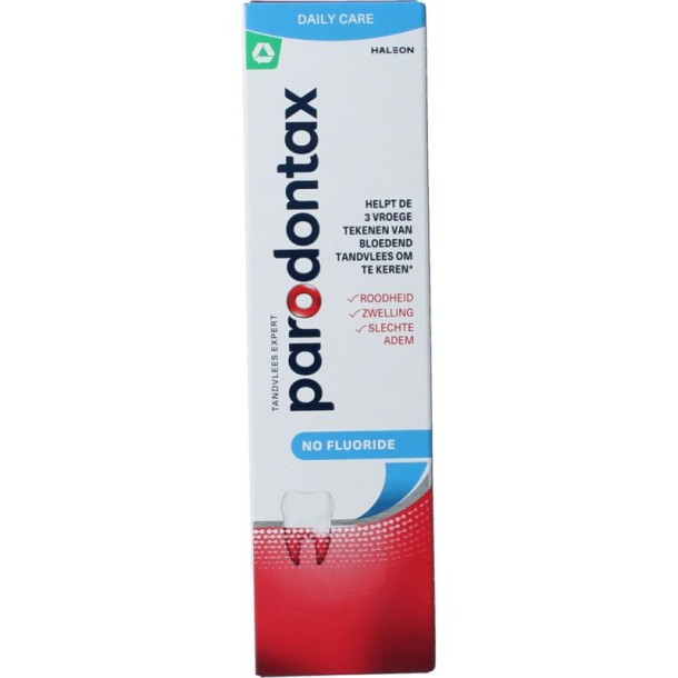 Parodontax Tandpasta fluoride vrij (75 Milliliter)