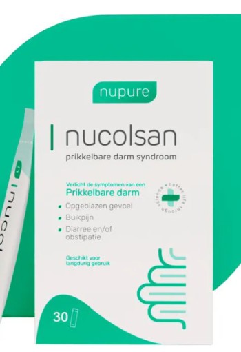 Nupure nucolsan - Prikkelbare Darm Syndroom, 30 sachets