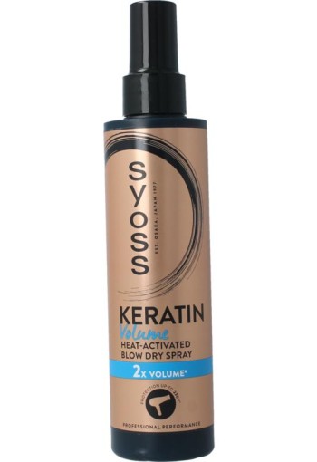 Syoss Keratine volume heatprotection spray (200 Milliliter)