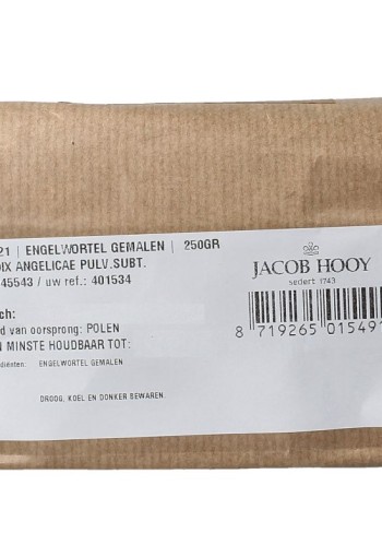 Jacob Hooy Engelwortel gemalen (250 Gram)