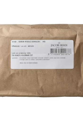 Jacob Hooy Garam masala gemalen (1 Kilogram)