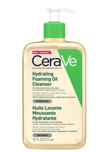 CeraVe Hydraterende Schuimende Reinigingsolie 473 ML