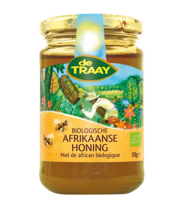 Traay Afrikaanse honing bio (350 Gram)