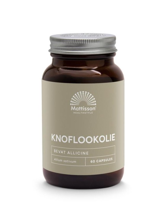 Mattisson Knoflookolie/garlic oil 1000mg (60 Capsules)