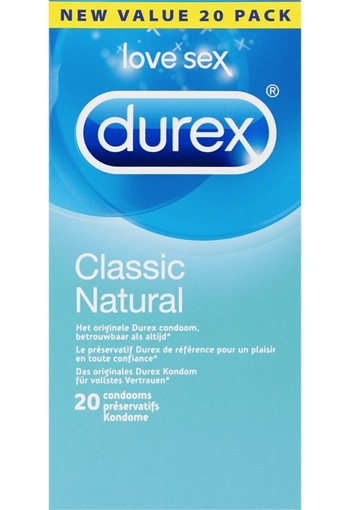 Durex Classic Naturel Condooms 20 stuks