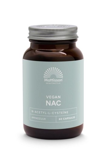 Mattisson NAC N-Acetyl L-Cysteine 600mg (60 Vegetarische capsules)