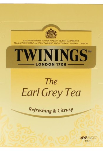 Twinings Earl grey envelop (100 Zakjes)