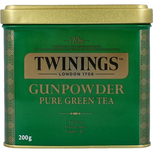 Twinings Gunpowder blik natural (200 Gram)