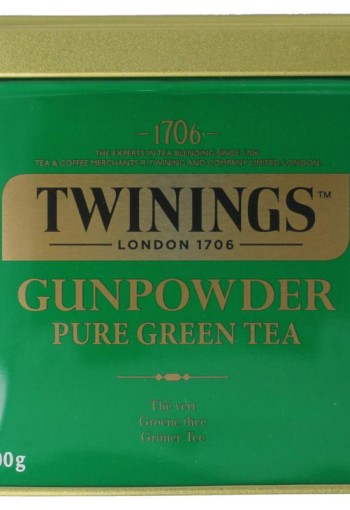Twinings Gunpowder blik natural (200 Gram)