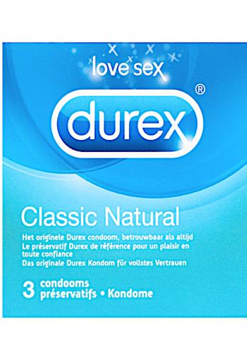 Durex Classic Naturel Condooms 3st