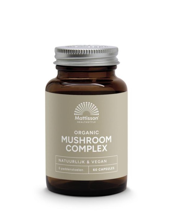 Mattisson Organic mushroom complex bio (60 Vegetarische capsules)