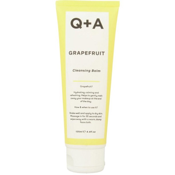 Q+A Grapefruit cleansing balm 125 Milliliter