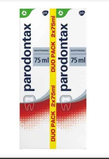 Parodontax Whitening Duopack Tandpasta - 2x75 ML