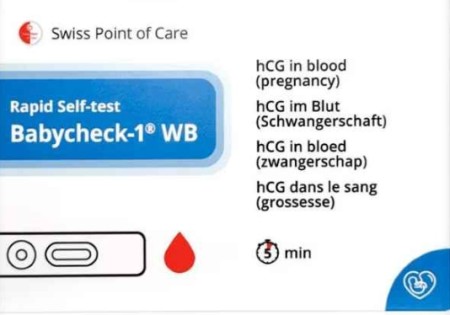 Swiss Point of Care Babycheck-1 WB Zelftest