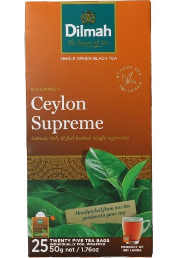 Dilmah Ceylon supreme classic (25 Zakjes)